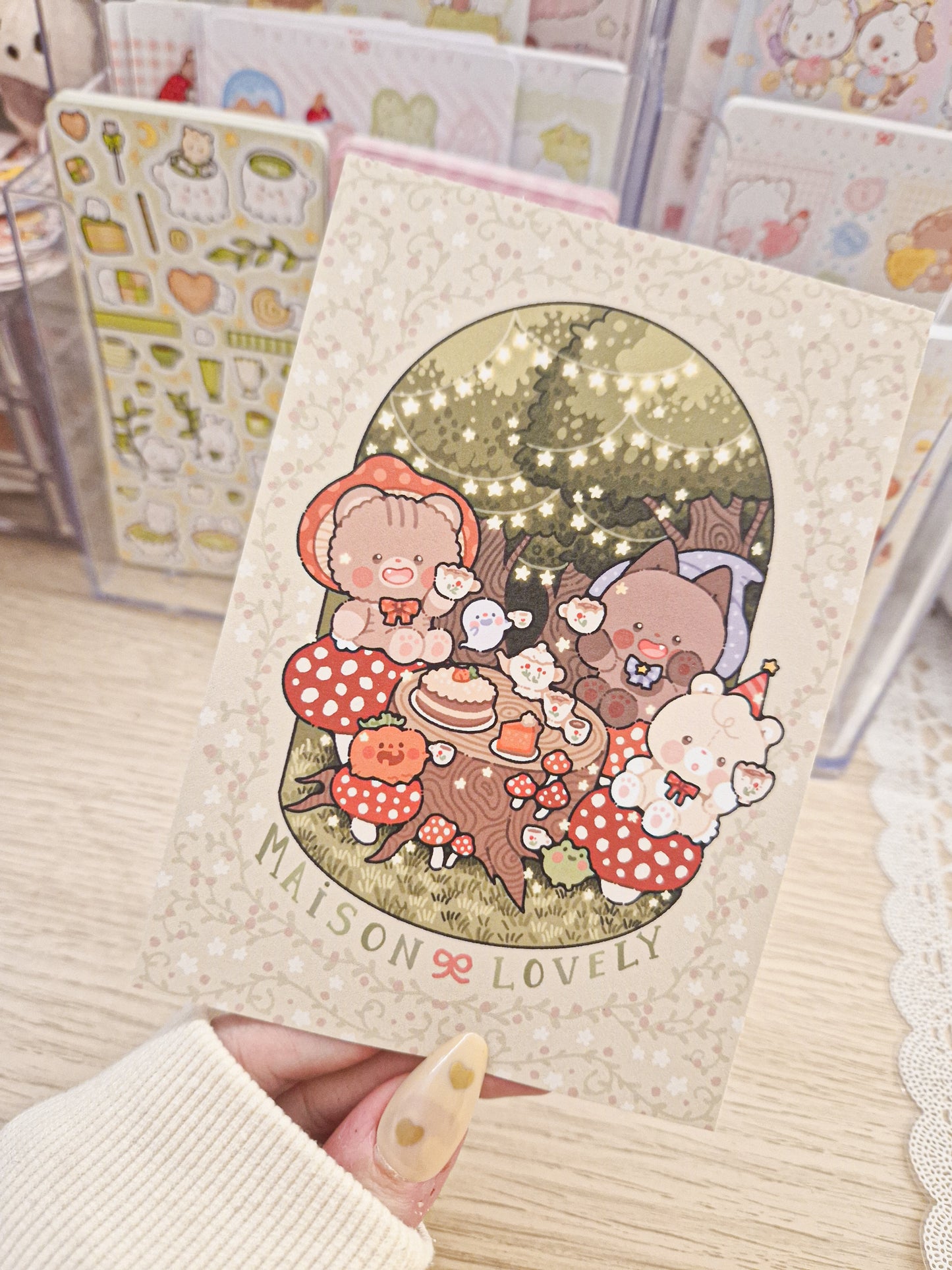 🍁 Fall Forest Tea Party Print 🍂