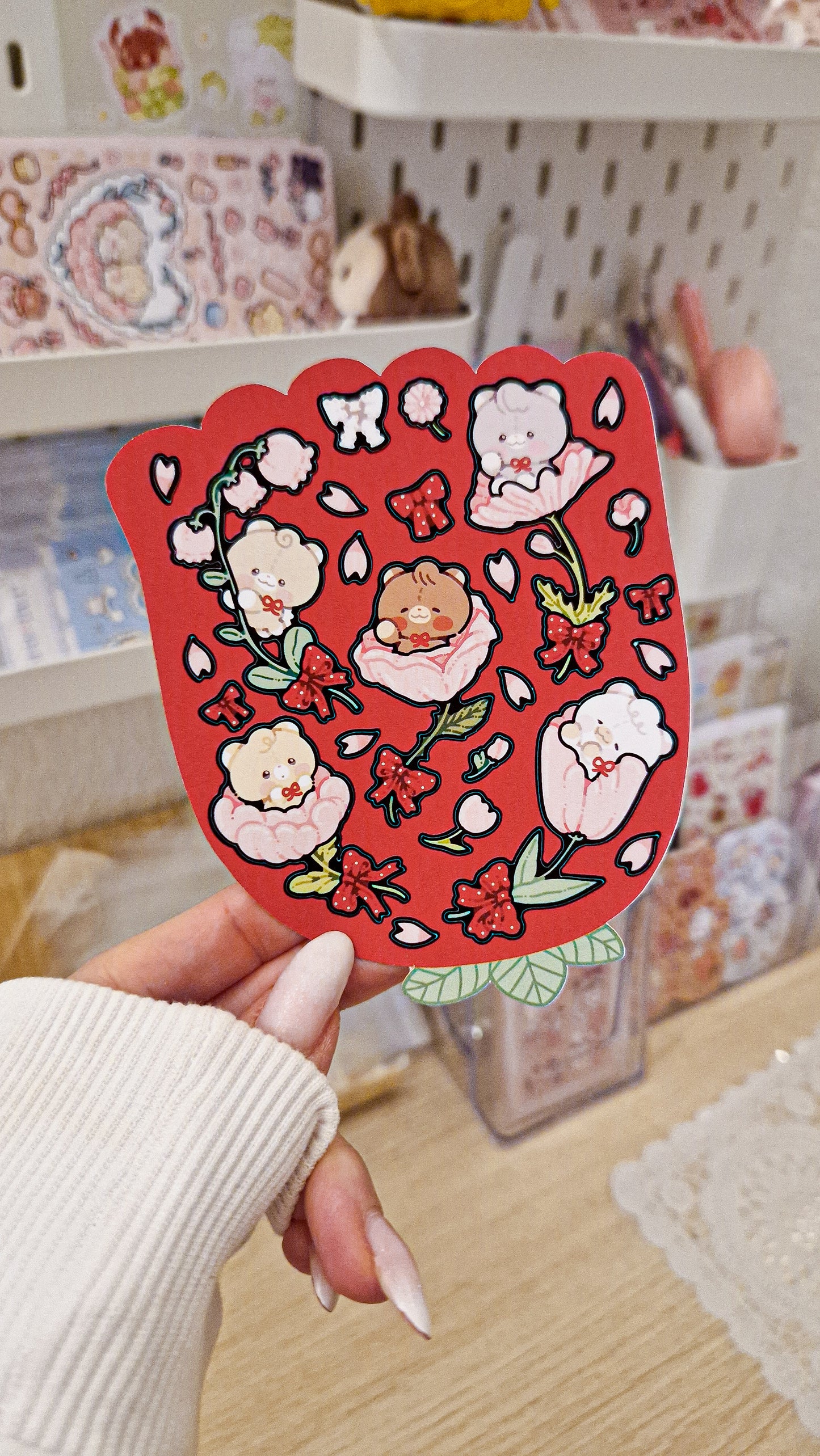 🌹 Valentine Flowers Stickers Sheet ❤️