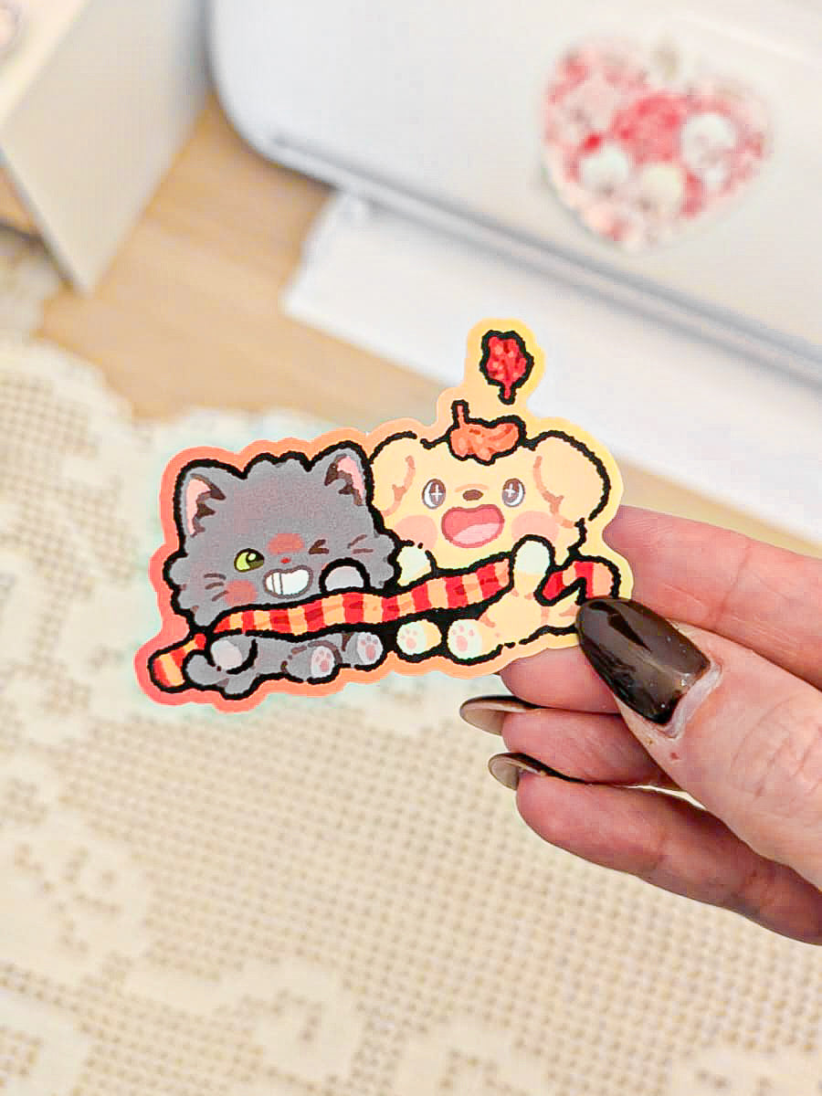 Falling Leaves Sticker