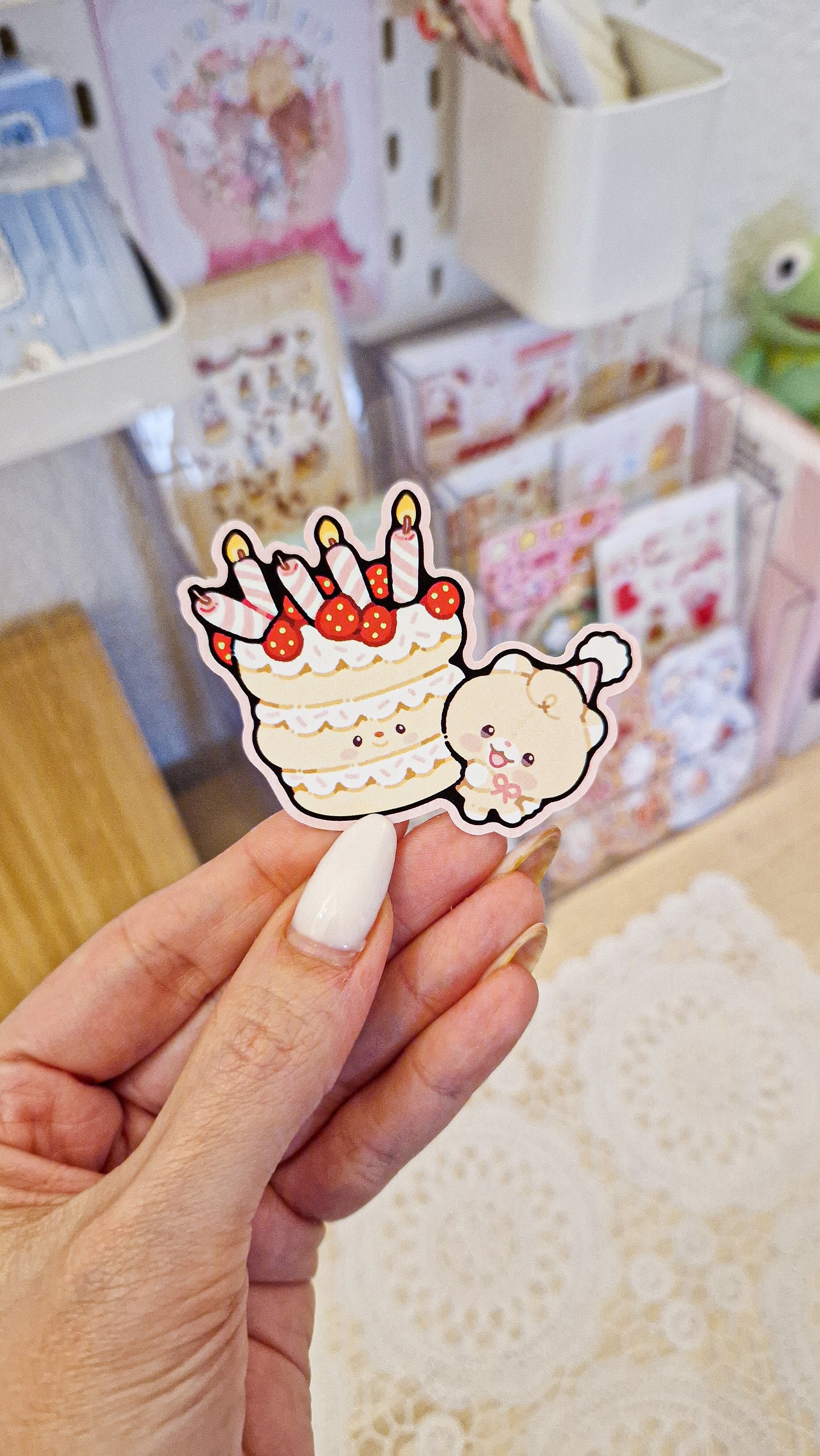 🩷 Birthday Candle Teddy 🎂