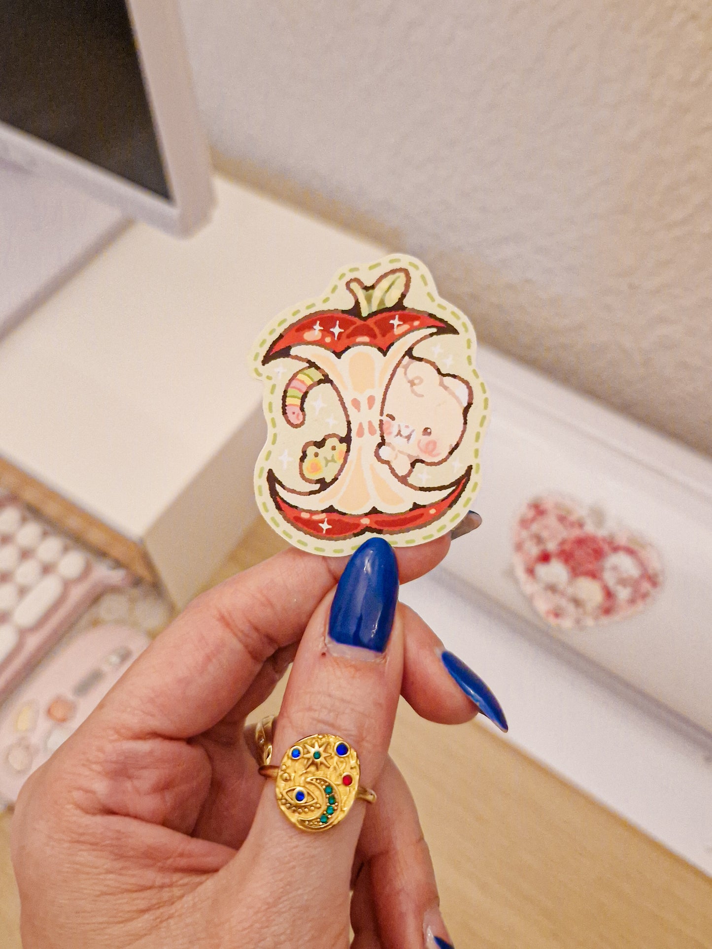 Apple Core Sticker