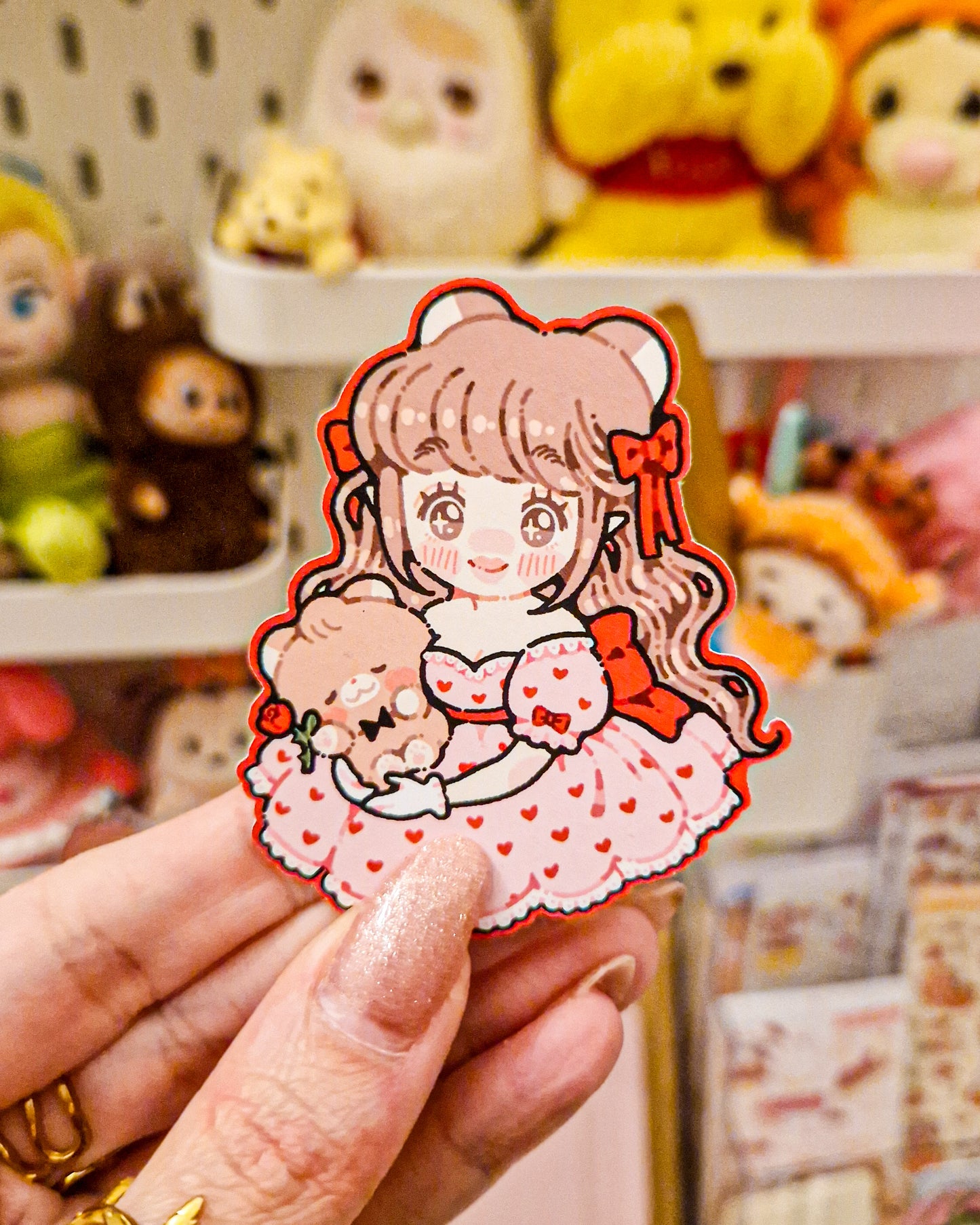 🩷 Valentine Fairy Bear Sticker 🌹