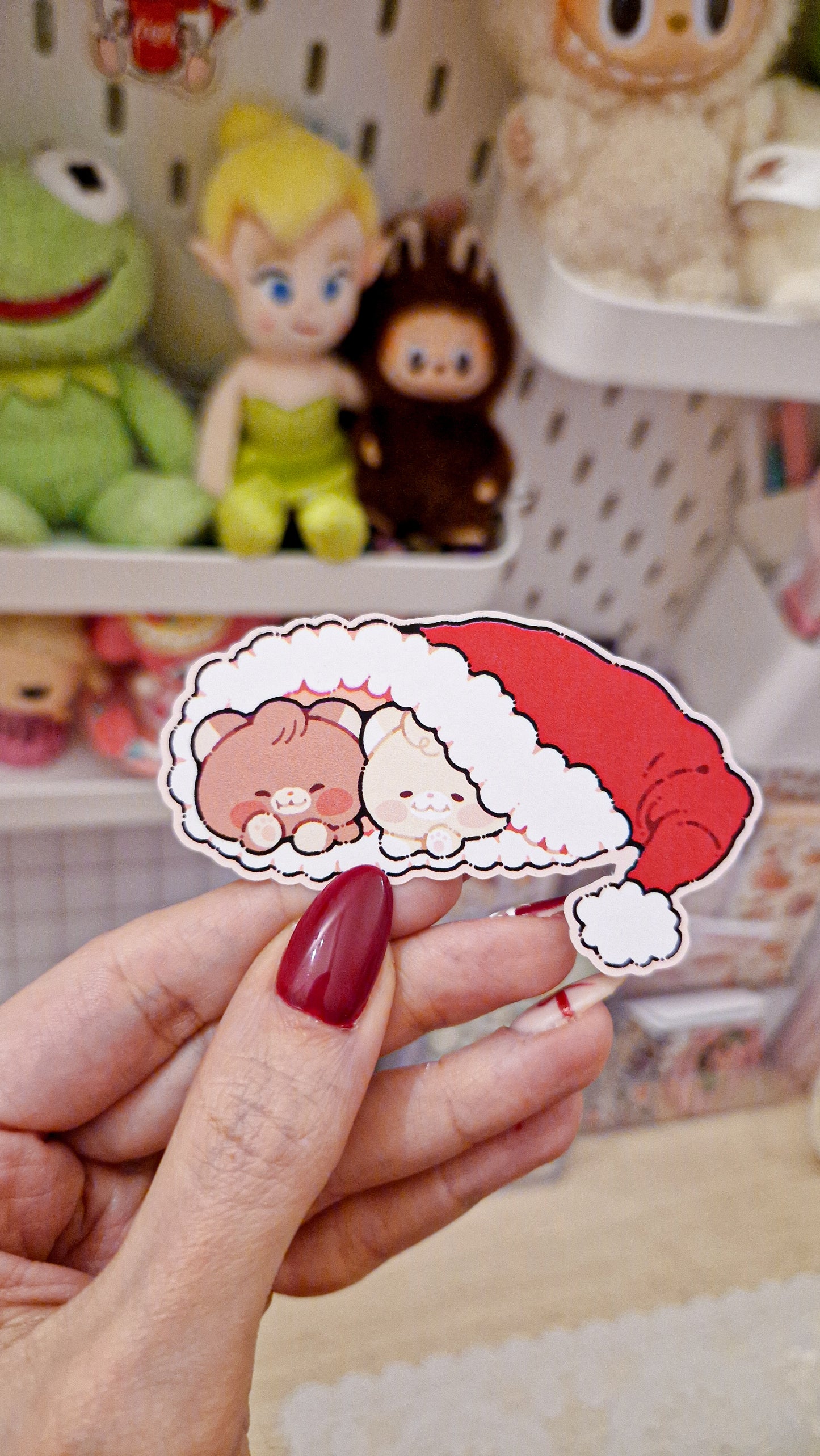 ❤️ Christmas Hat Stickers 🎅🏻