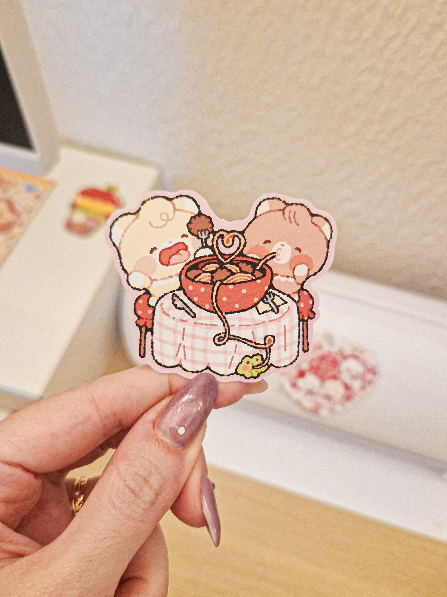 Spaghetti Bears Sticker