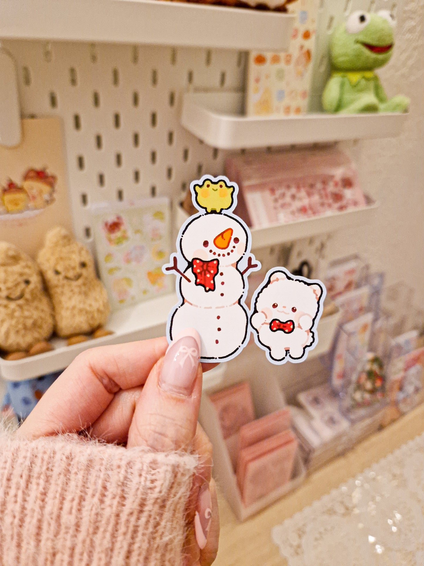 ❄️ Winter Friends Die Cut Stickers ☃️