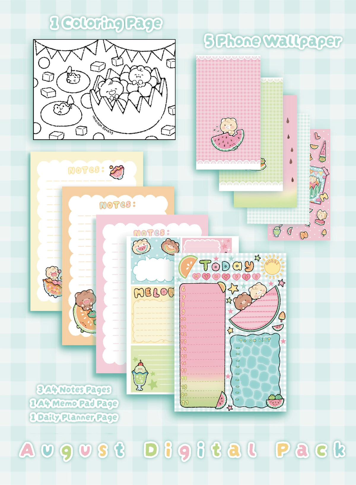 August Digital Pack