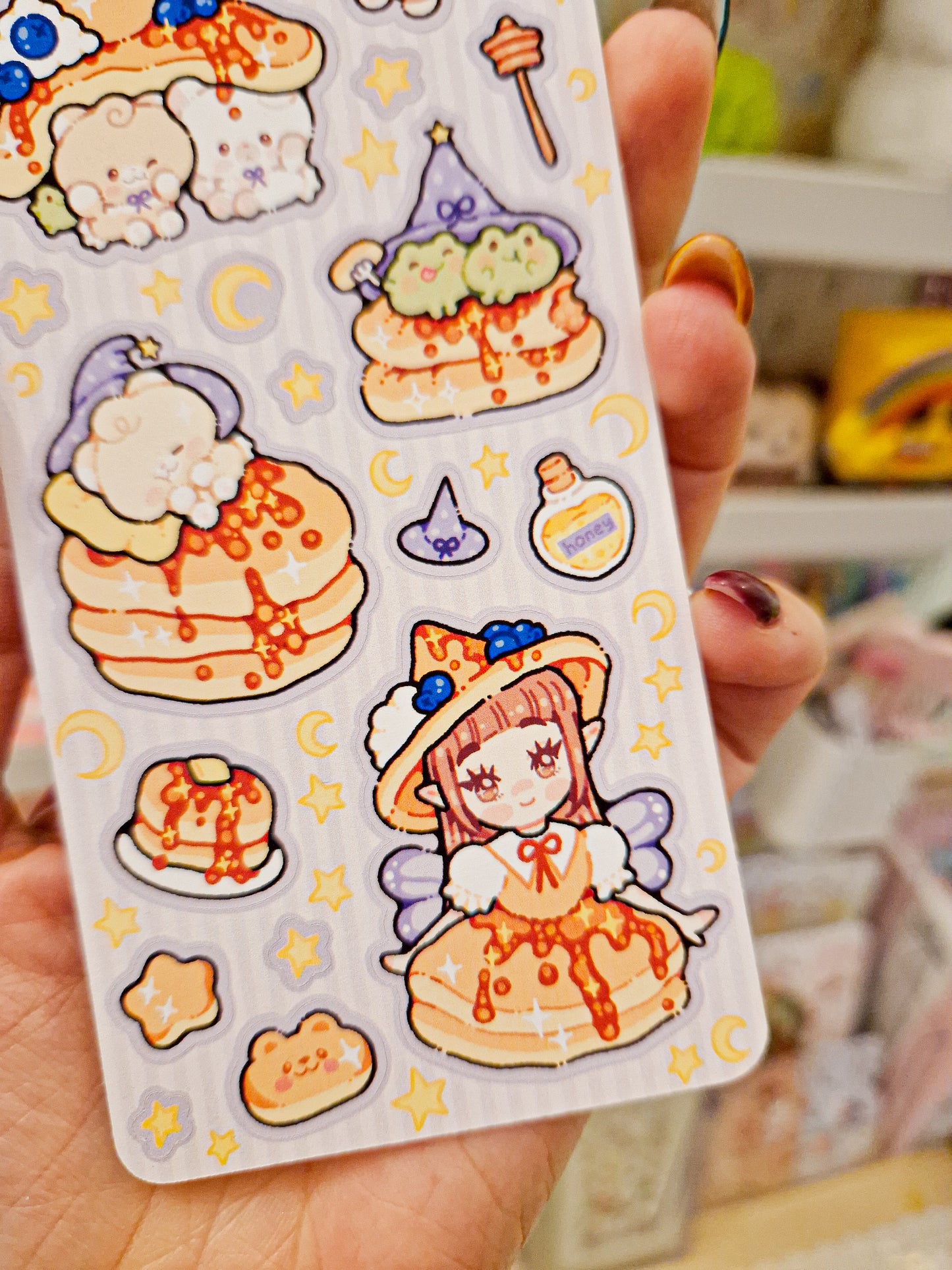 💜 Witchy Pancakes Stickers Sheet 🥞