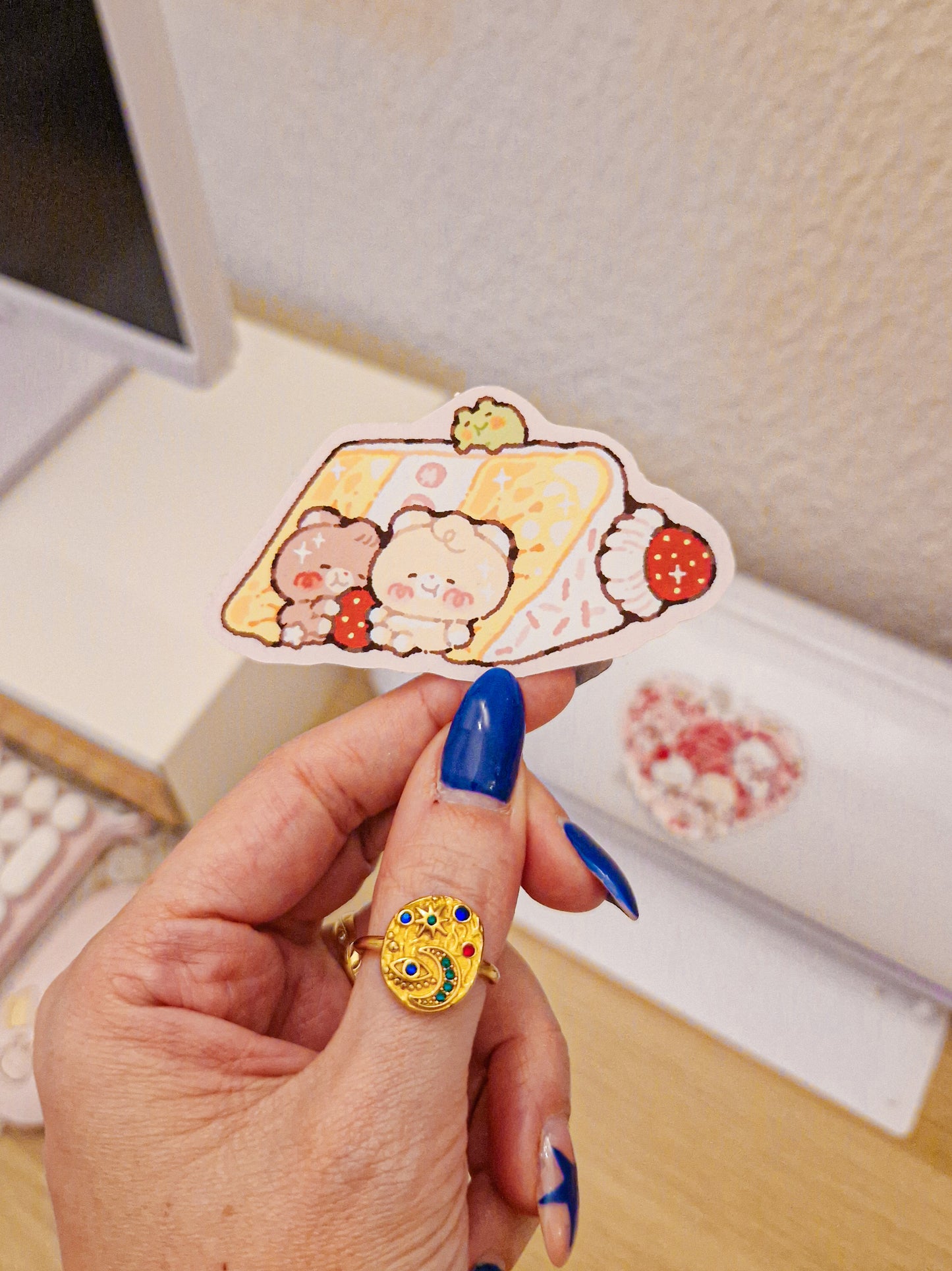 Shortcake Nap Sticker