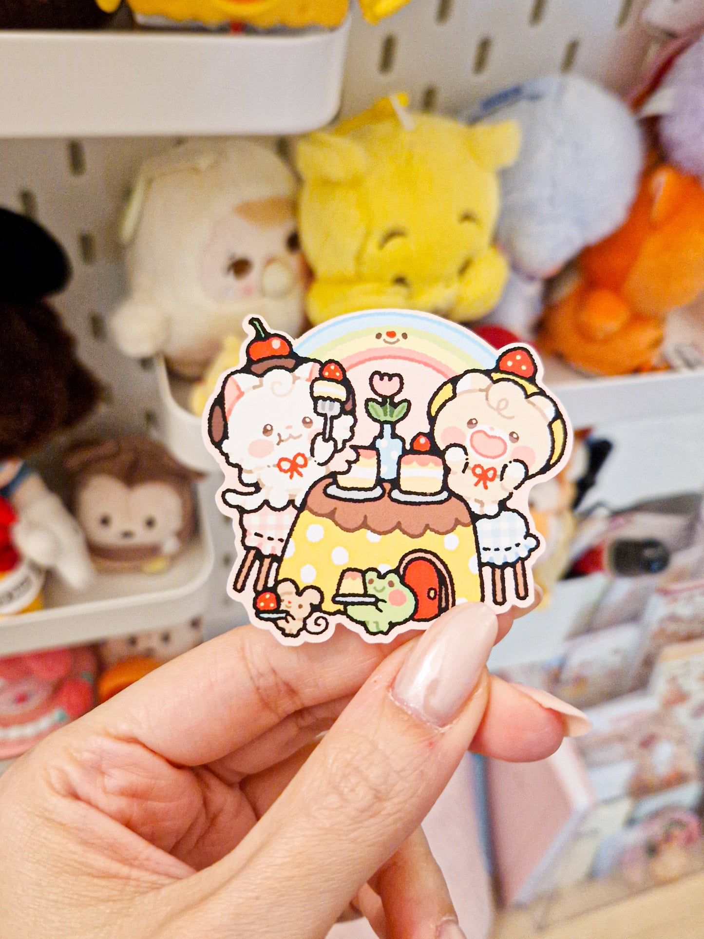 Colorful Tea Party Sticker