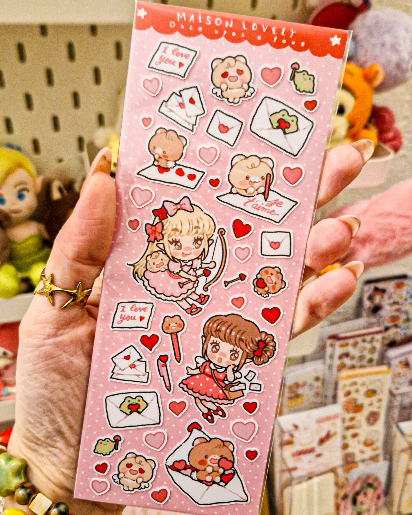 💌 Love Letter Stickers Sheet 🩷