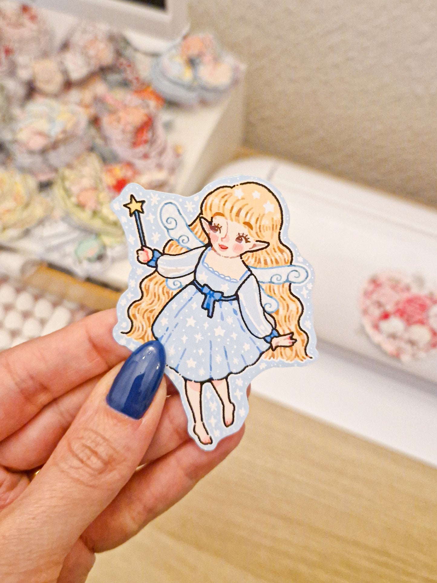Fée bleue stickers