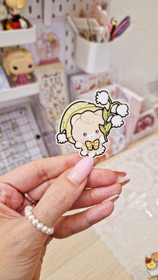 🌱Lily of the Valley Wizard🌱 Die Cut Sticker