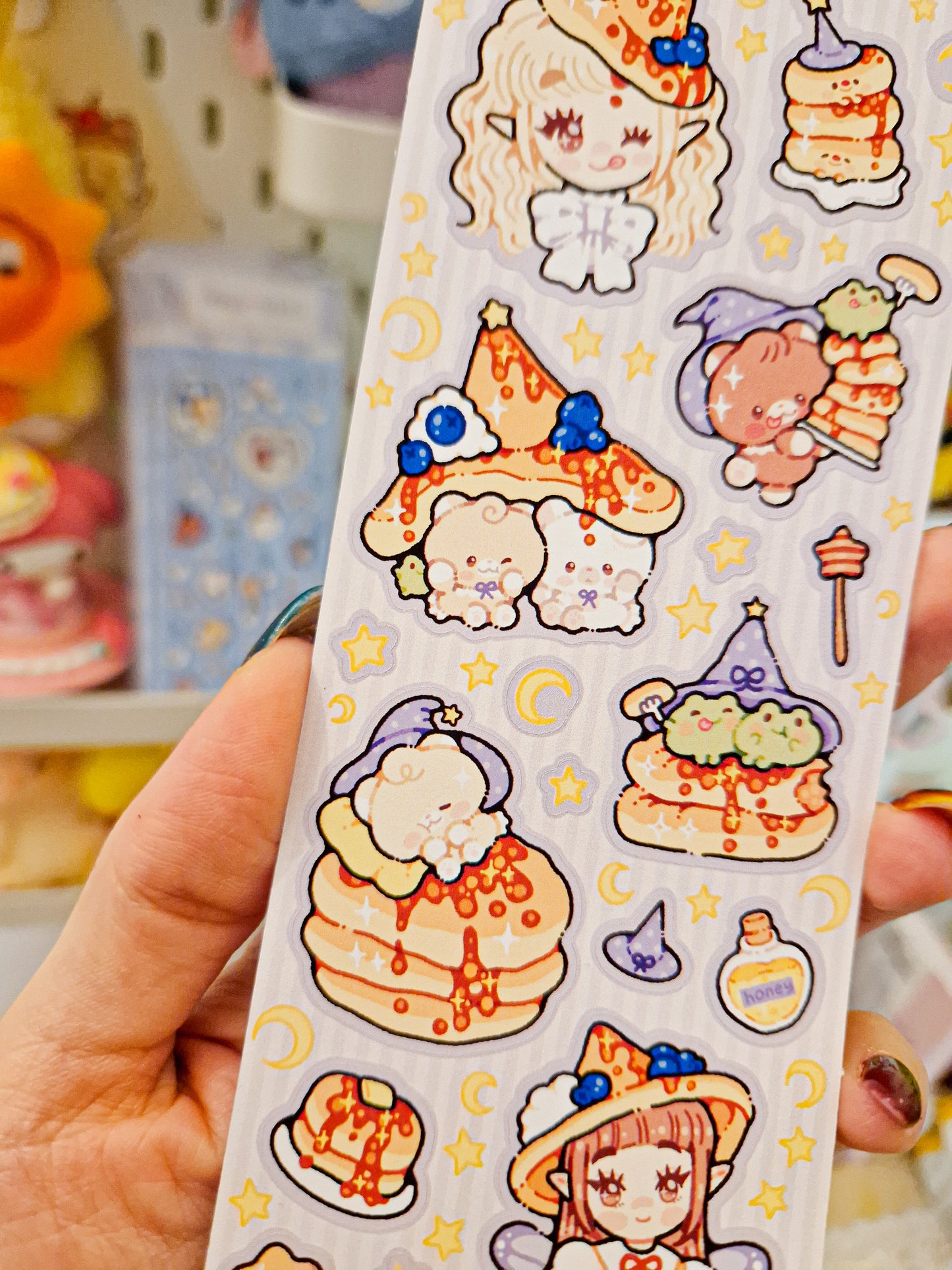 💜 Witchy Pancakes Stickers Sheet 🥞