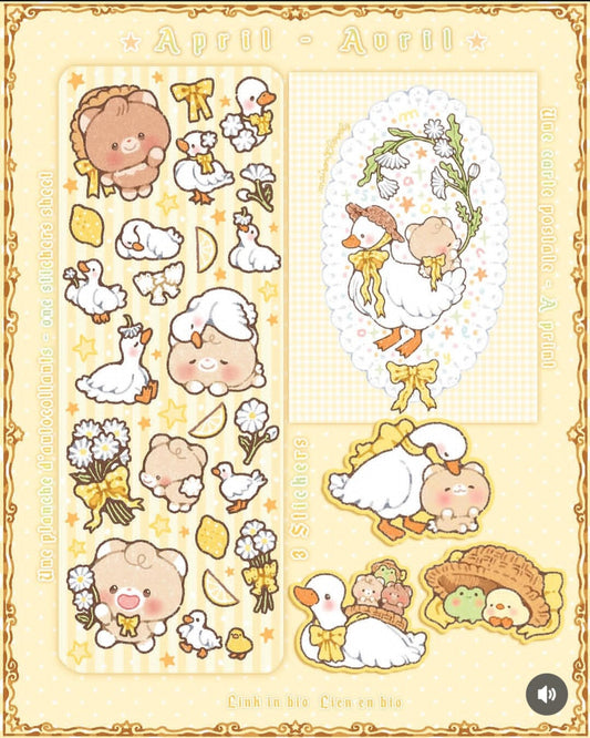 April Yellow Goose Pack