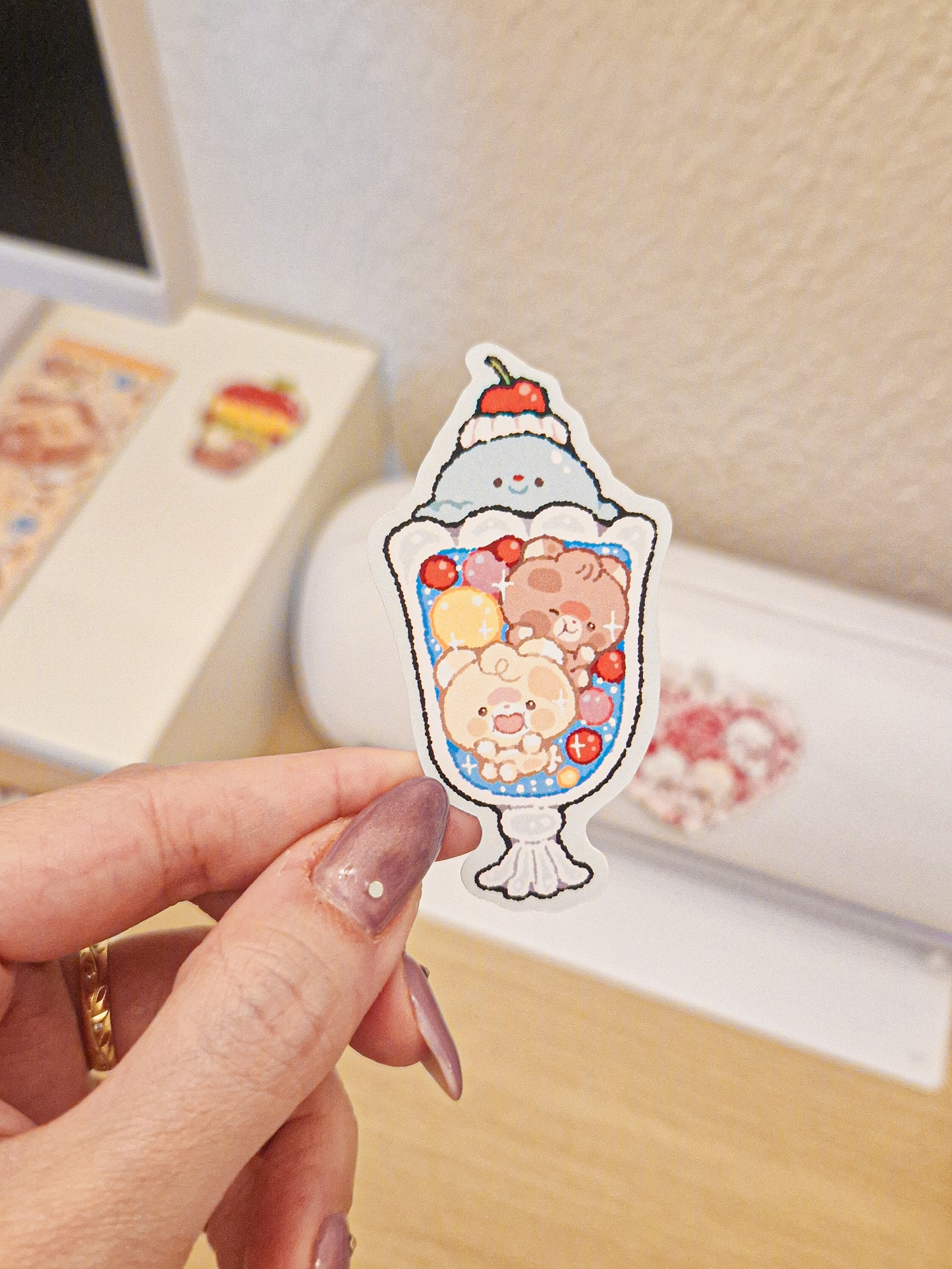 Busy Sundae Sticker