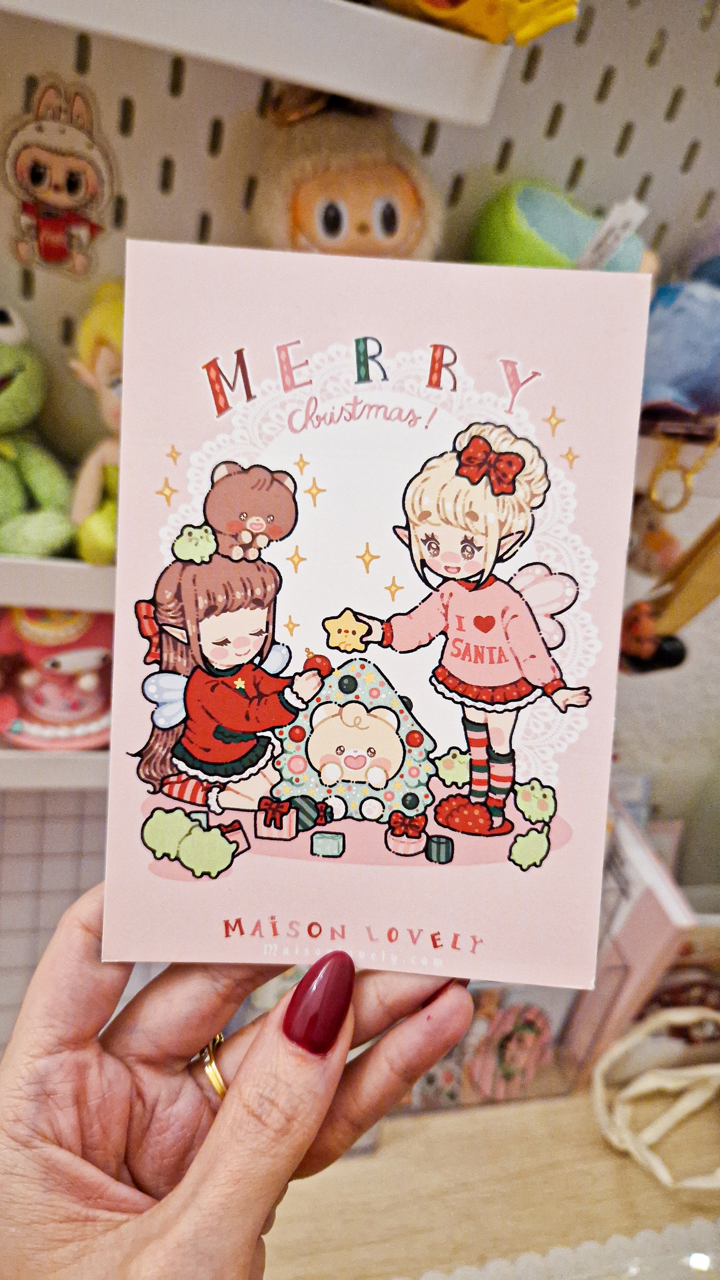 🩷 Pink Christmas Print🎄