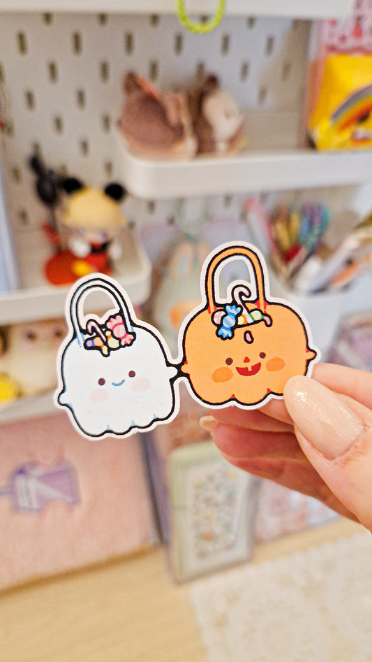 🎃 BFF Halloween Bucket Sticker 🍬