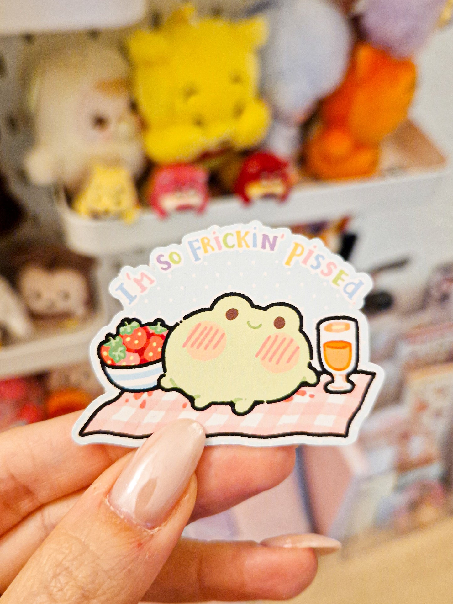 La grenouille saoulé sticker