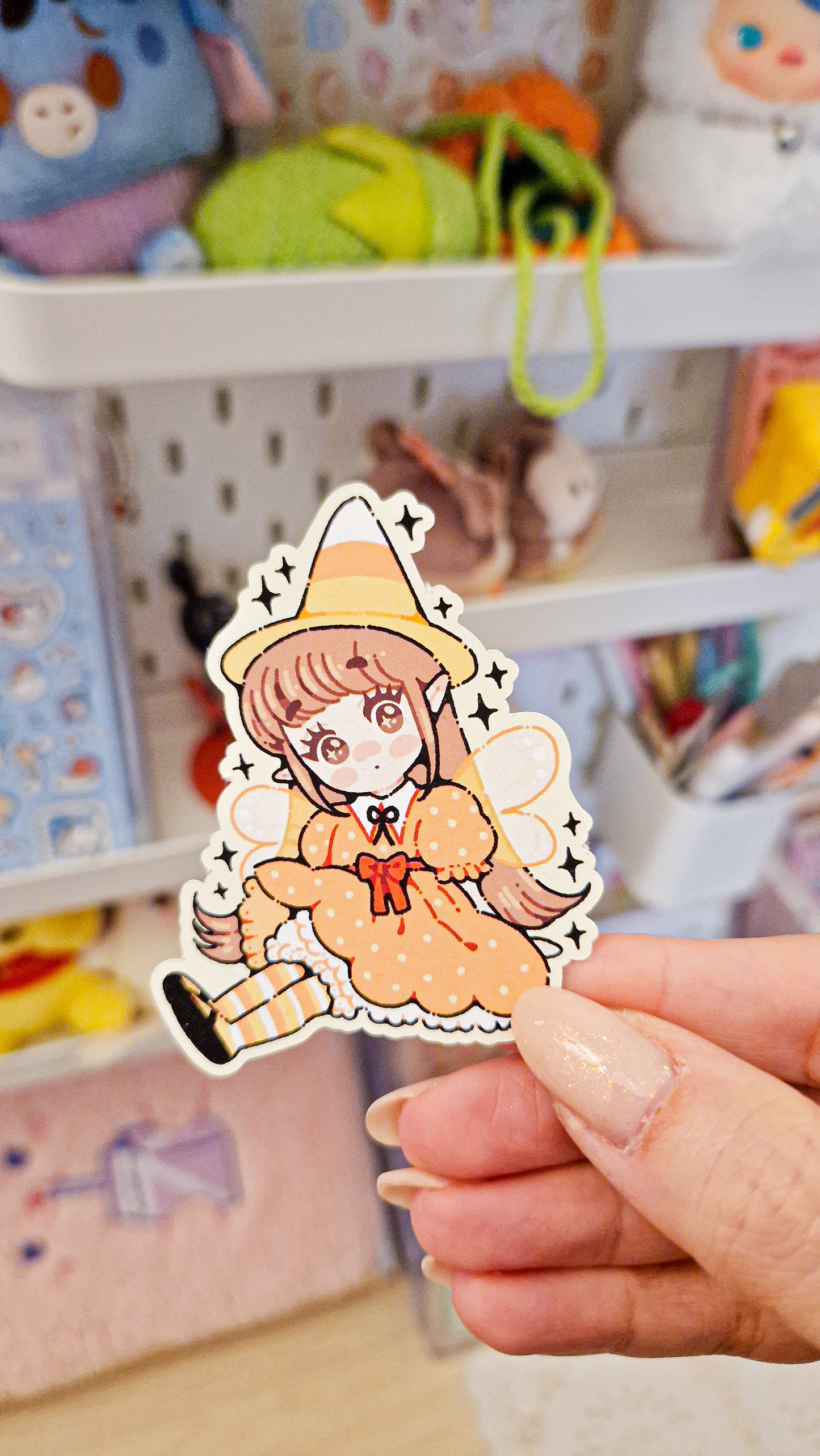 🌽 Candy Corn Fairy Sticker 🧡