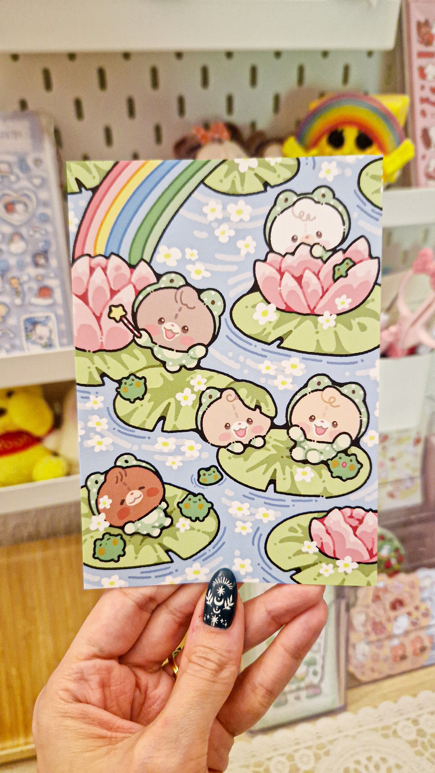 ☂️ April Ko-Fi Print🐸