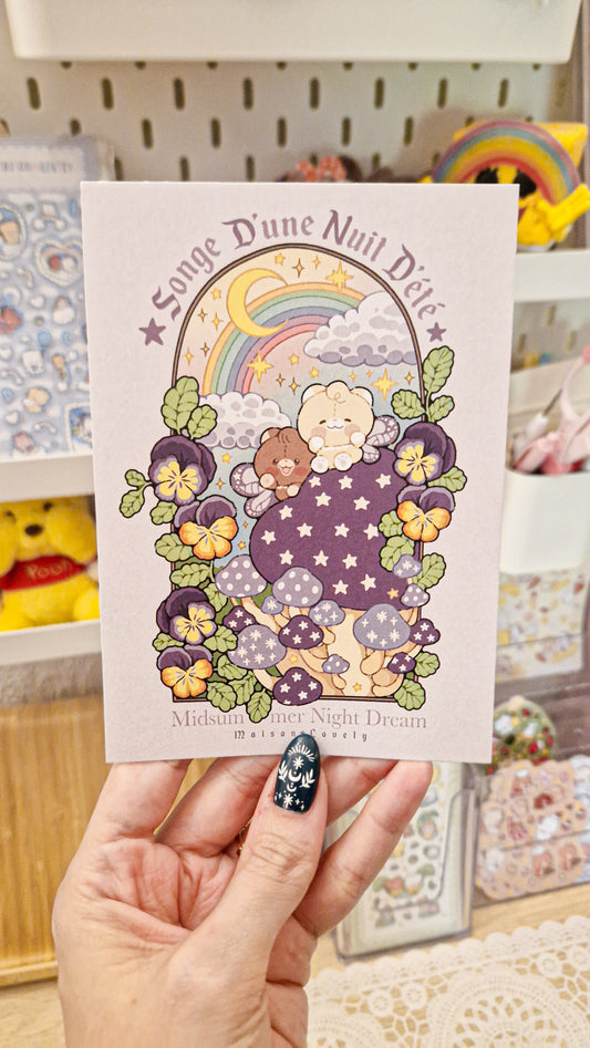 💜 July Ko-Fi Print 🌼