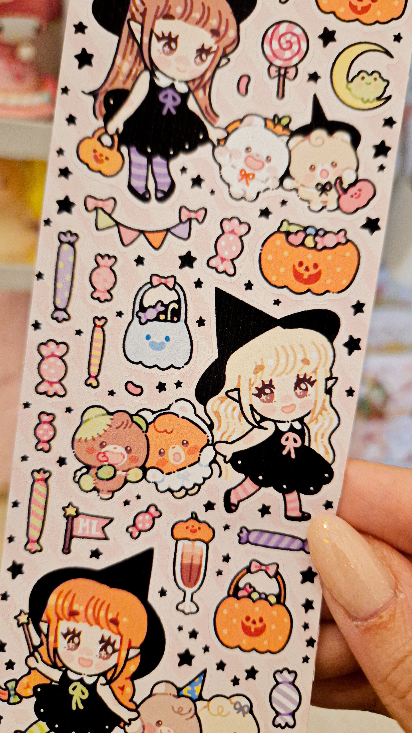 🖤 Magical Candy Stickers Sheet 🍭
