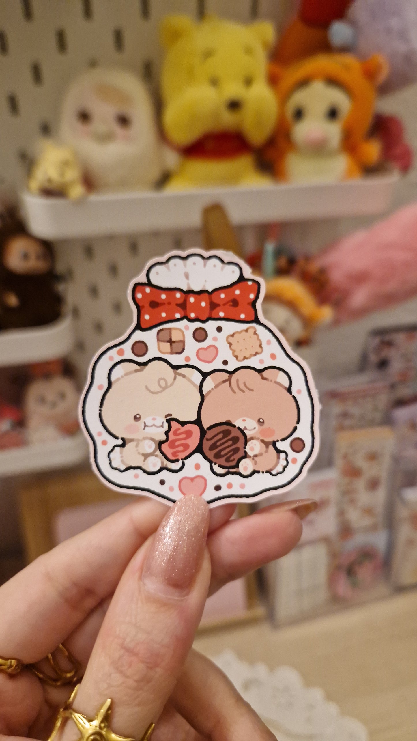 🍪 Cookie Bag Teddies Sticker ❤️