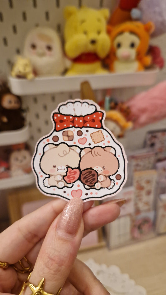 🍪 Cookie Bag Teddies Sticker ❤️