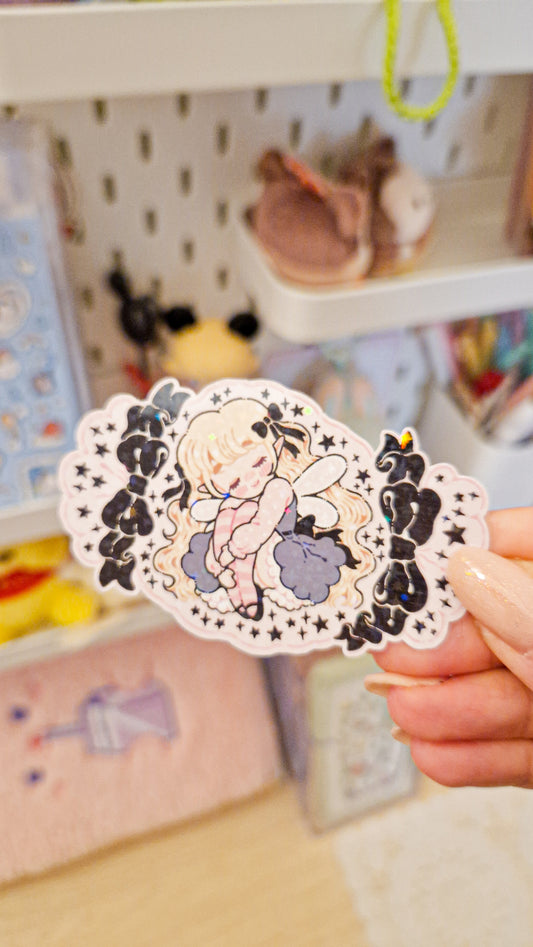 🖤 Candy Fairy Glitter Stickers 🩷