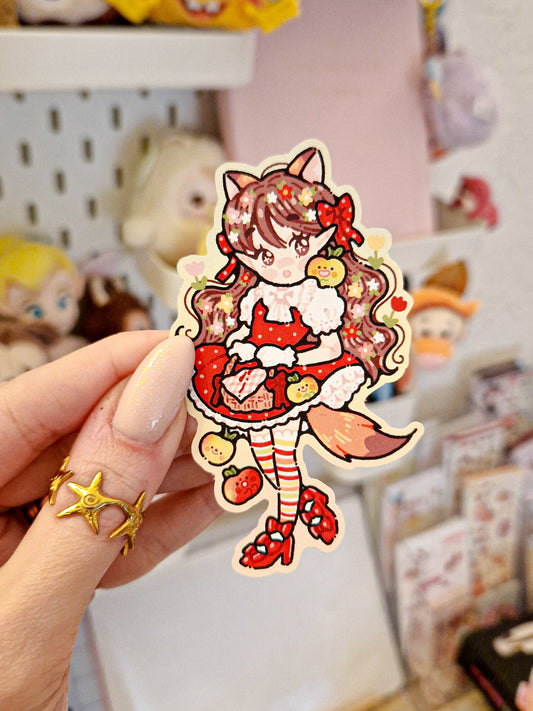 🍎 Foxy Apple Fairy Stickers 🦊