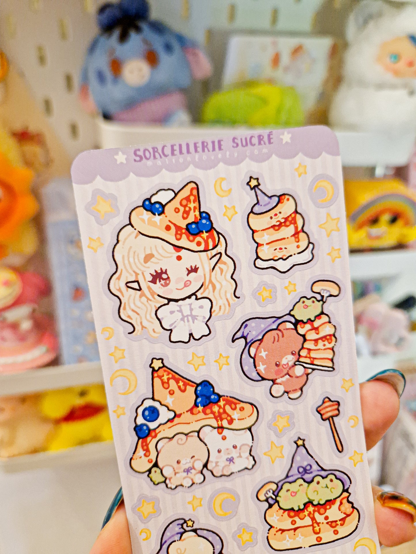 💜 Witchy Pancakes Stickers Sheet 🥞