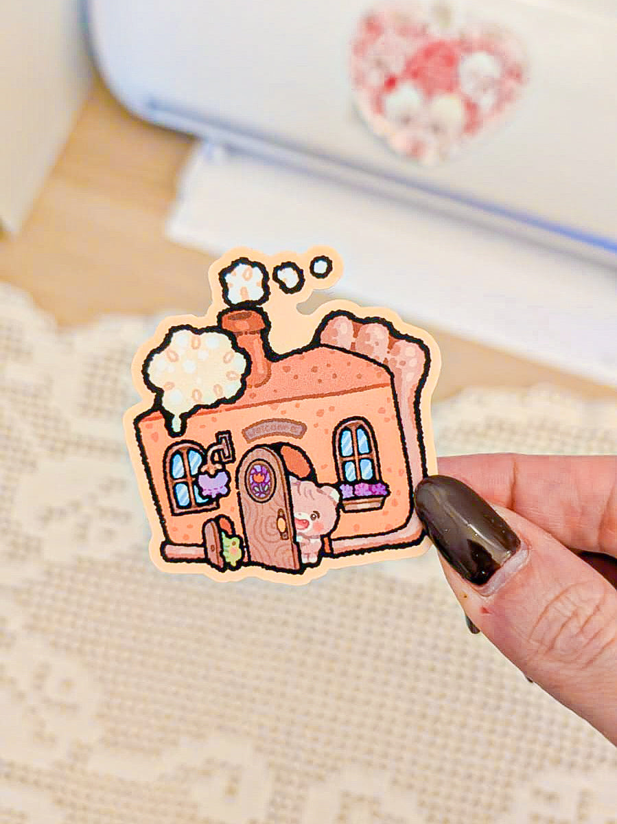 Pumpkin House Sticker