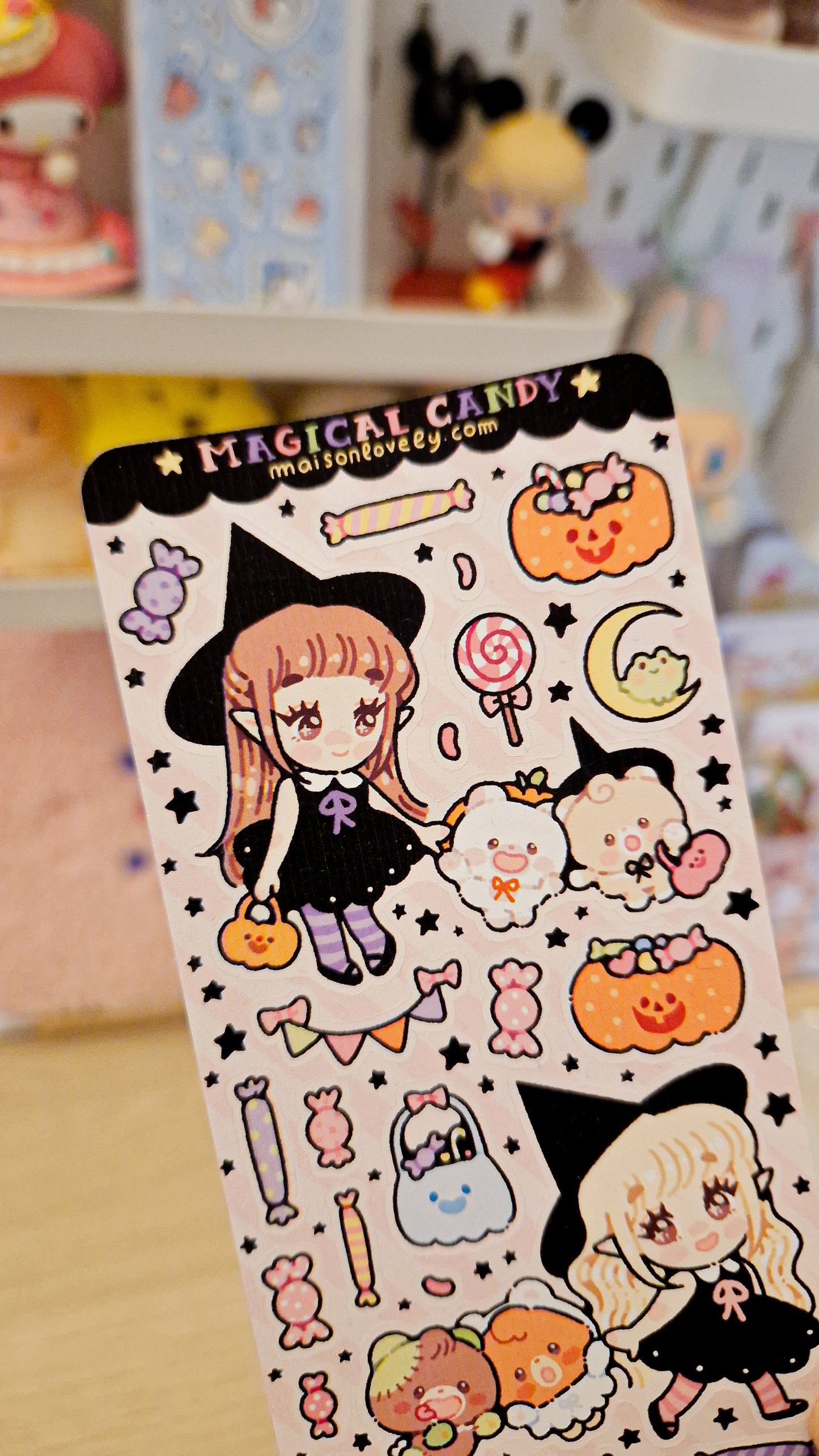 🖤 Magical Candy Stickers Sheet 🍭