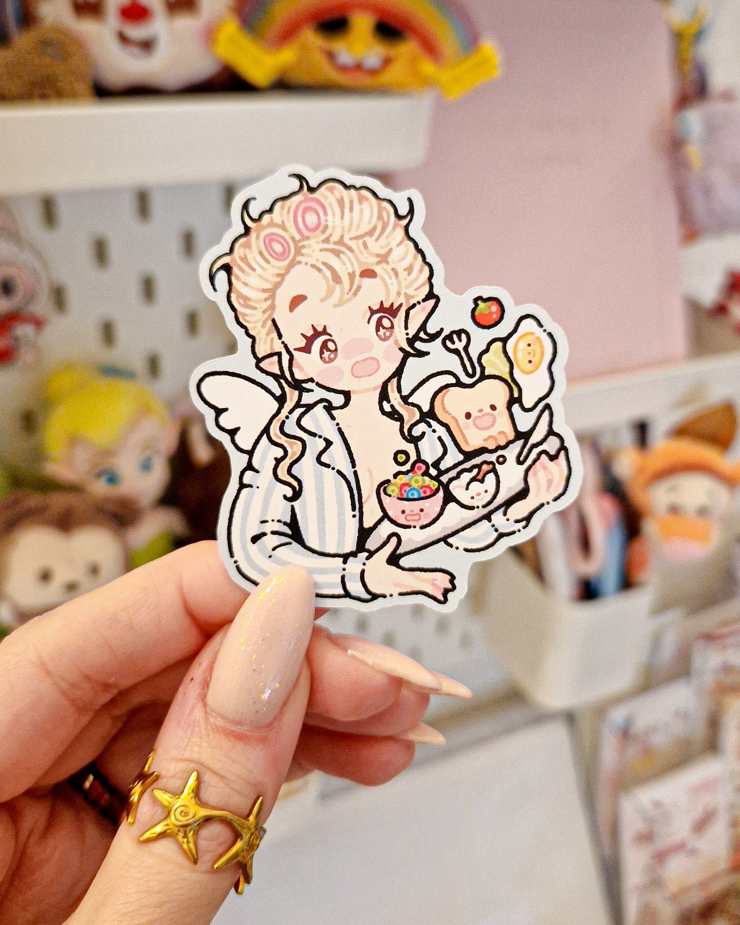 🍞 Breakfast Fairy Stickers 🍳