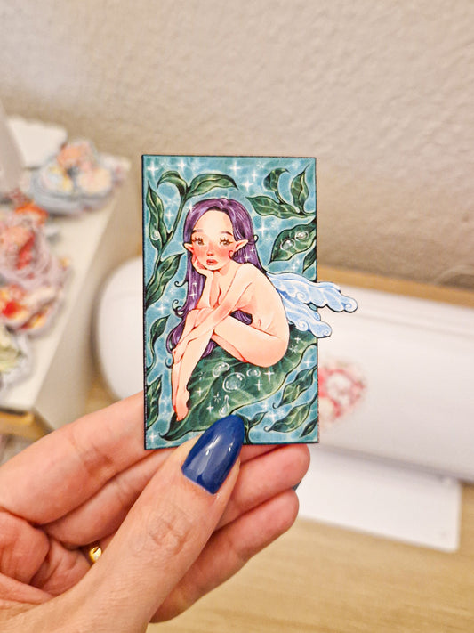 Whimsy Blue Fairy Sticker