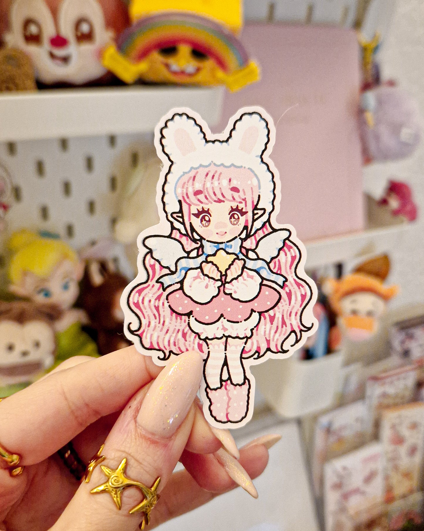 🩷 Bunny Angel Stickers 🐰