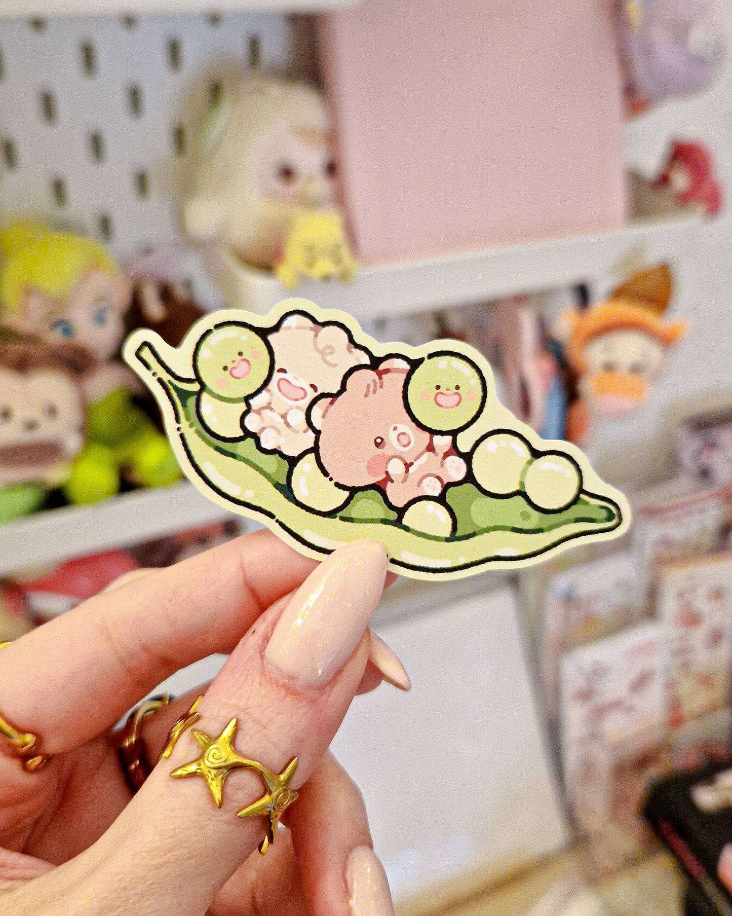 🫛 Green Pea Stickers 💚